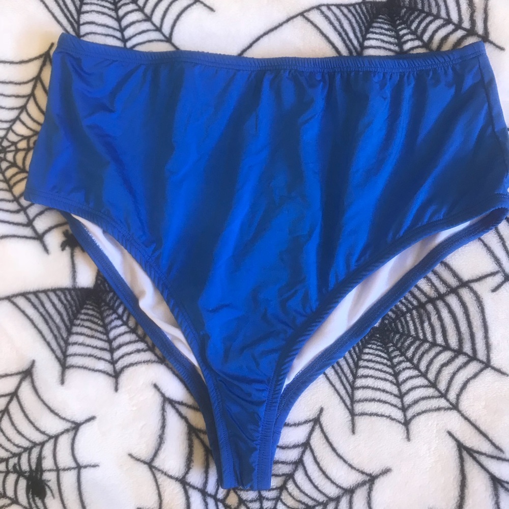 Blue high waisted bottoms